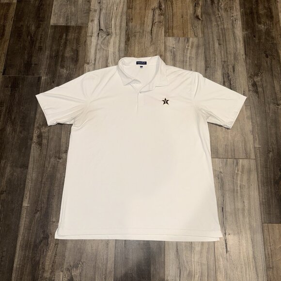 Peter Millar Crown Crafted Vanderbilt Commodores Polo Shirt Mens XXL White - Picture 1 of 6